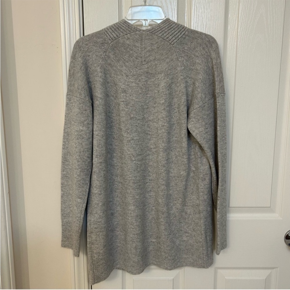 Vince Wool & Cashmere Cardigan in Heather Beige - Picture 4 of 9